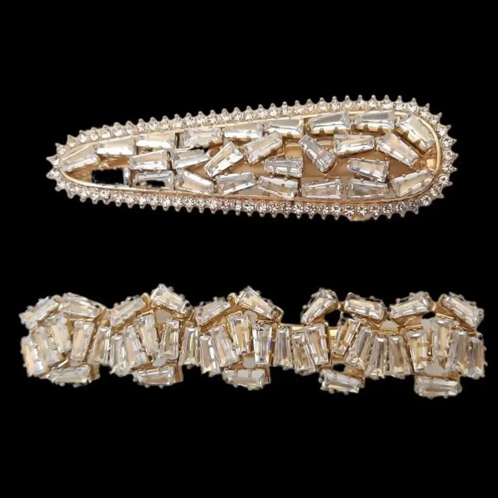 Duck Beak Clip hair pin 2 shapes crystal plus Ipsy bag